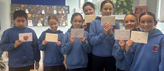 Letter Writing Heroes Visit